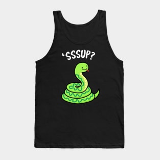 Ssssup Cute Snake Pun Tank Top